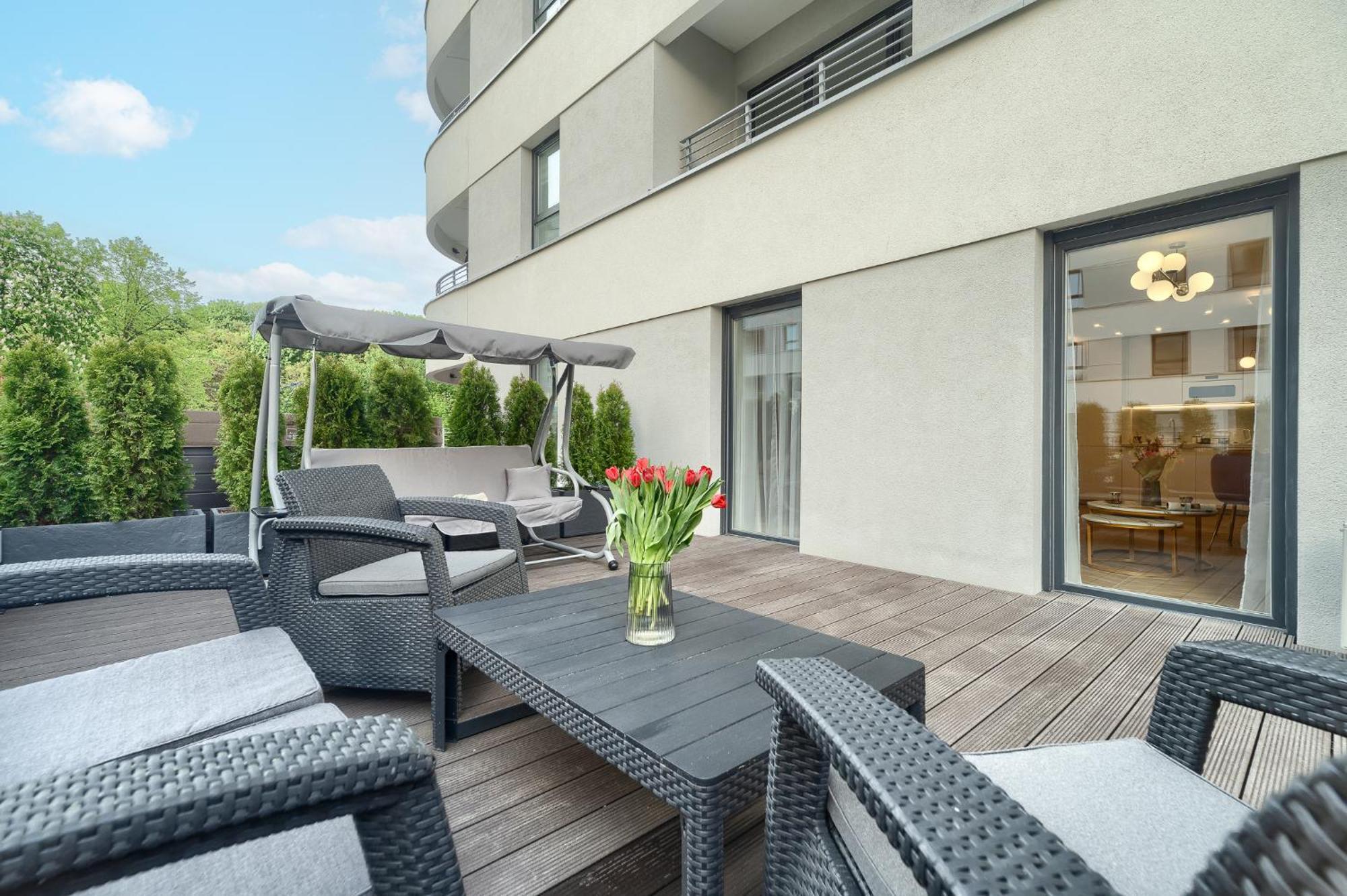 Apartments Ostsee Suntowers Taras Свиноуйсьце Экстерьер фото