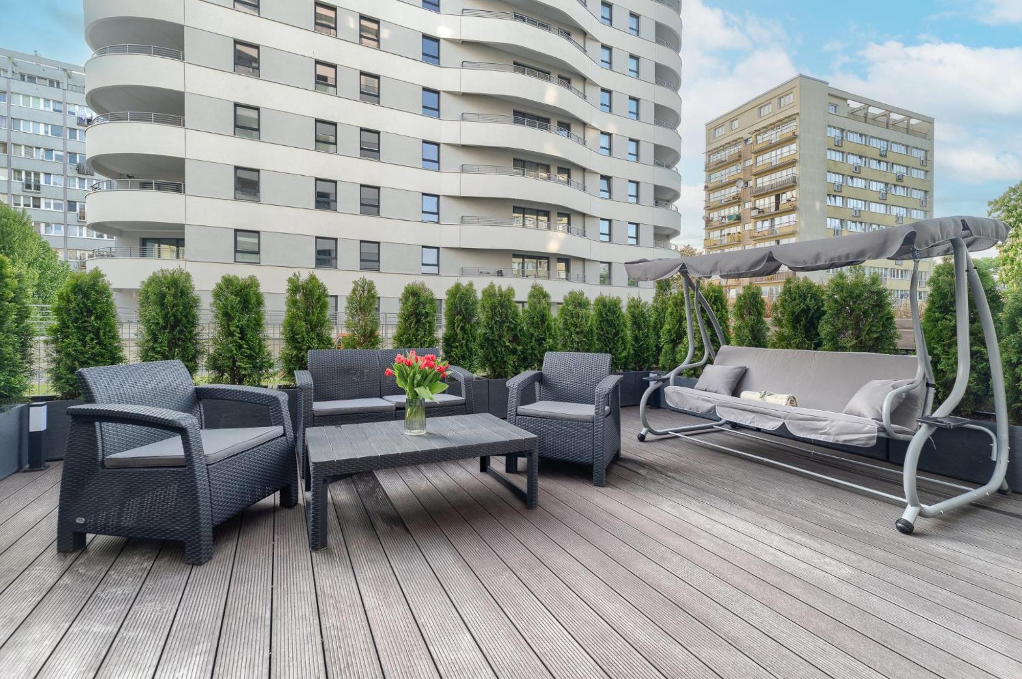 Apartments Ostsee Suntowers Taras Свиноуйсьце Экстерьер фото